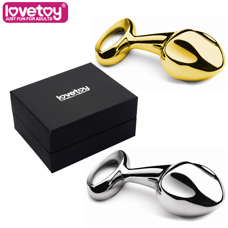 2016 Lovetoy Чистые Вилки Среднего Роскошные Металл Butt Plug Анальные Игрушки хвост Стали Анальный Плагин Секс
