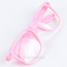 Fashion Summer Style Candy Color Glasses Unisex Clear Lens Wayfarer Nerd Geek Glasses Men Women Eyewear