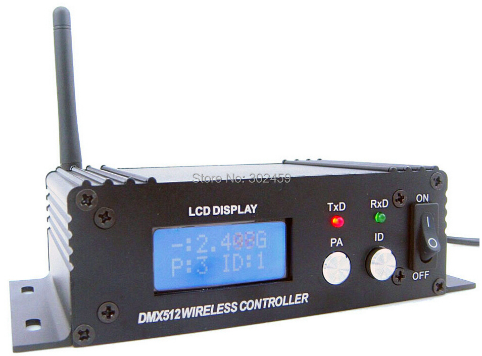 Wireless Receiver Transmitter 2in1 LCD Display lighting signal