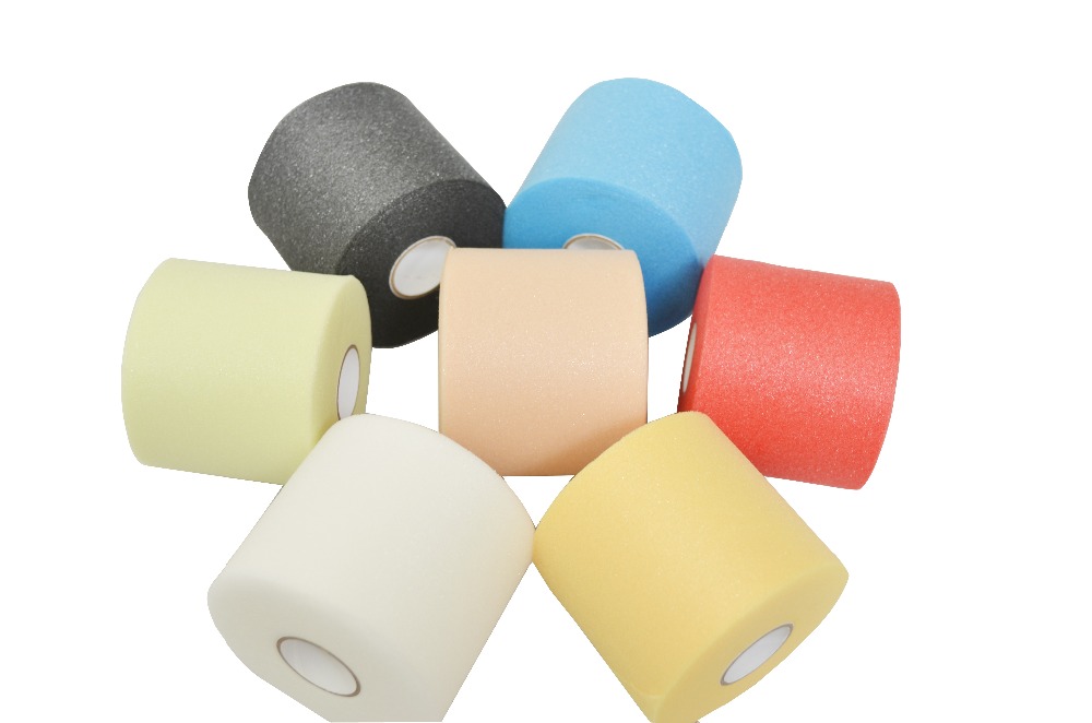 2 rolls 7CMX27M PU foam bandage underwrap sports tape bandagein Ankle