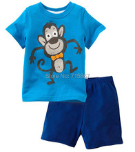 New fashion Brand Children clothing set newborn summer baby boy clothes sets t-shirt+pants suit baby wear kids clothes