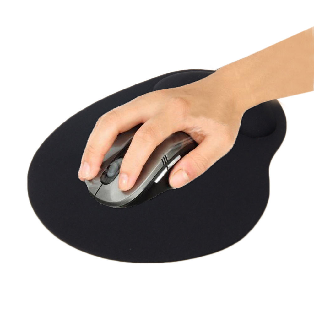 1pcs Mouse Pad Comfort Wrist Gel Thicken Support For Optical Trackball Mat Mice Pad Free shipping