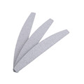 3pcs lot Nail Art Polishing Sanding Buffer Files Set Grey Half Moon Shape Manicure Pedicure Gel
