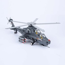 Intellectual Development For Children! Building Blocks 304PCS Fiery Thunderbolt Helicopter Gunships Free Shipping