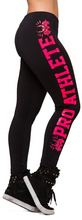 New Arrival 2015 Side letters Sports Pants Force Exercise Women Sports Tights Elastic Fitness Running Trousers