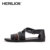 2016 Summer Herilios Men Leather Flat Strap Rome Sandals