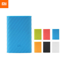 New Free shipping High Quality Soft Silicone Rubber Protective Cover For Xiaomi 10000mah Power Bank Case Skin Wholesale