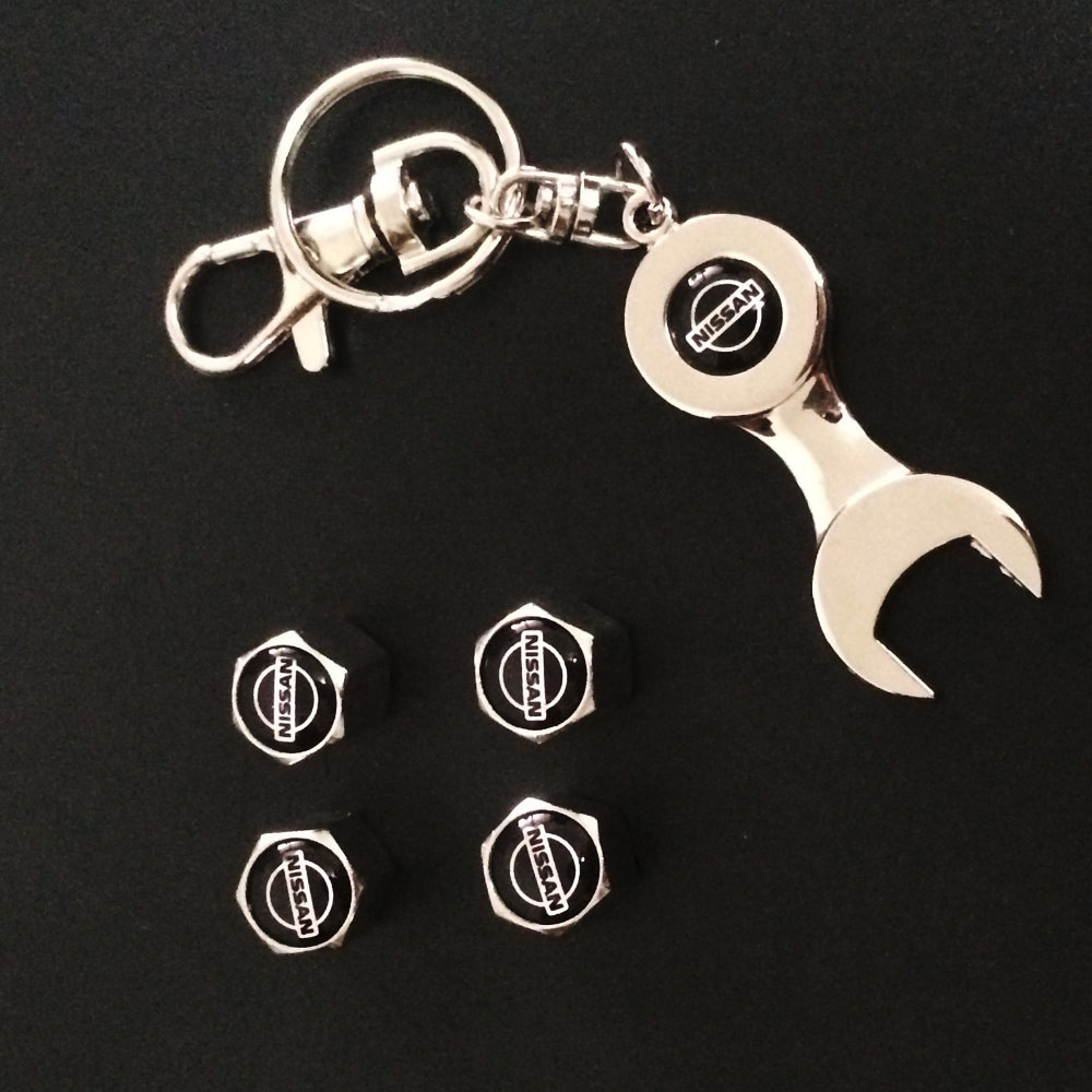 New-Hot-Sale-Car-Styling-Car-Wheel-Tire-Valve-Caps-with-Mini-Wrench-Keychain-Keyring-for (1)