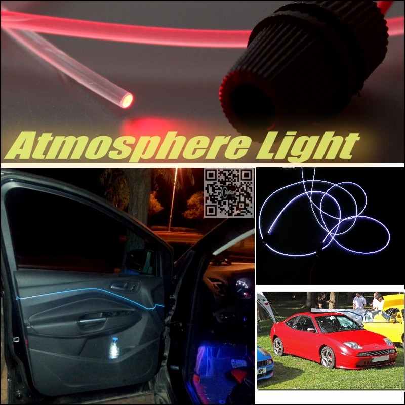 Car Atmosphere Light Fiber Optic Band For Fiat Coupe Furiosa Interior Refit No Dizzling Cab Inside DIY Air light