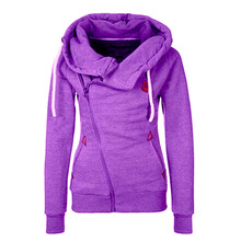 2015 Europe personality Sweatshirt Hoodie Jacket side zipper