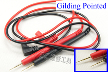 High Precision quality Ultra Pointed Gold Plated Copper 10A Multimeter Probes Test Leads Accessory for IC Electronic parts LED