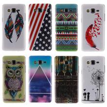 New Arrival Fashion Owl And Flag TPU IMD Slim Silicone Soft Cell Phone Cover Case For