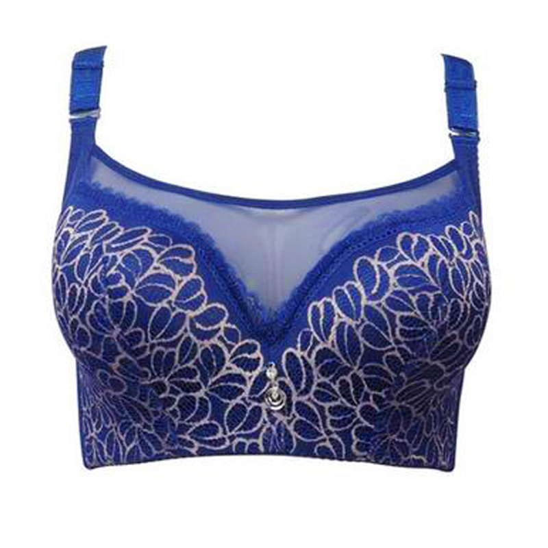 Sexy Full Cup Anti Emptied B C D E Cup Bra Push Up Thin Women's Big