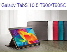 Original Business Case for Samsung Galaxy Tab S 10.5 T800 T805, Business Stand Tablet Leather Case Cover get 3 gift