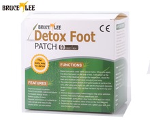 120 Piece Bruce Lee Gold Detox Foot Patch Bamboo vinegar Pads Improve Sleep Beauty Slimming Patch