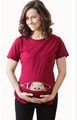 Maternity t shirt top 100 high grade cotton Tee Blouse garment for nursing mothers pregnancy t