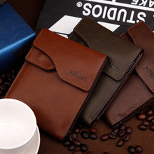 New Arrival Leather Men Wallets Brand Fashion Designer Short Wallet Card Bag High Quality Money Purse Coin Holder