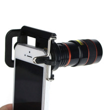 High Quality Mobile Phone Lens 8X Zoom Telescope Telephoto Camera Lens Stretch Clip for iPhone 6s 6 Plus 5 5S Sumsung HTC