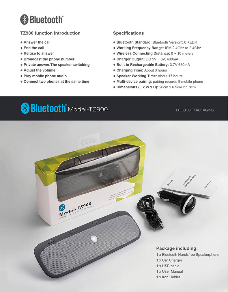 Bluetooth car kit09