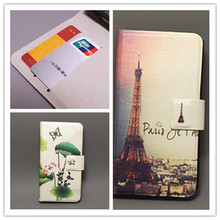 New Ultra thin Flower Flag vintage Flip cover  For Lenovo a820 cell phone Case Freeshipping