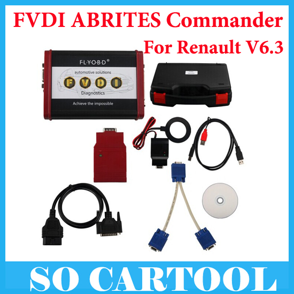 2015 FVDI Renault ABRITES   Renault V6.3   USB   Hyundai / Kia / Tag     