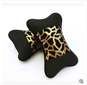 fit all car Leopard Bamboo Headrest car pillow For...