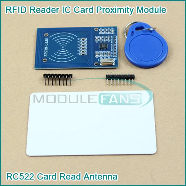 Гаджет  2PCS RC522 Card Read Antenna RFID Reader IC Card Proximity Module None Электронные компоненты и материалы