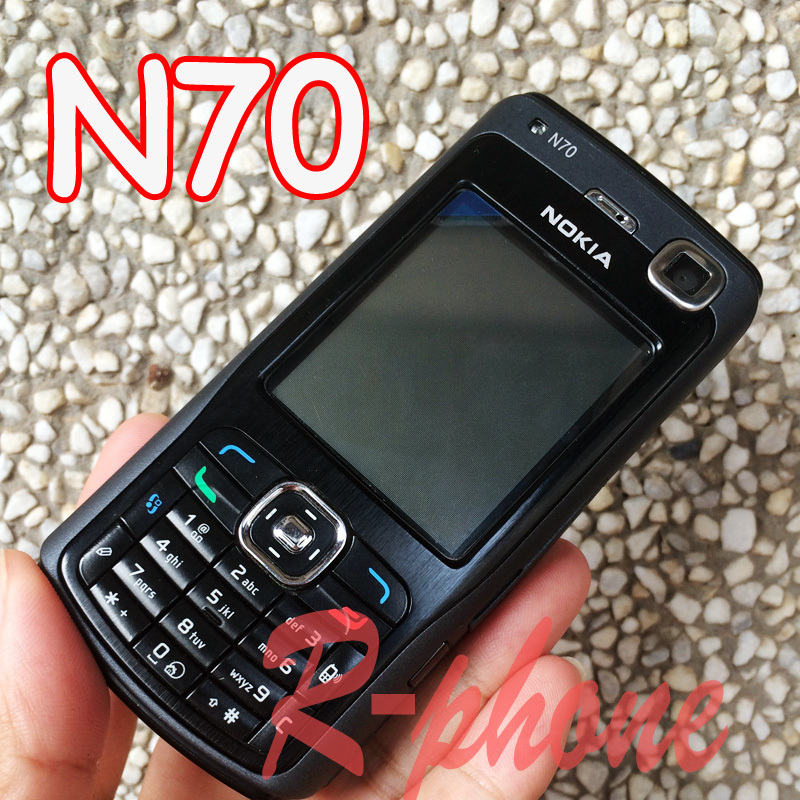 Original de NOKIA N70 mÃ³vil telÃ©fono celular reformado inglÃ©s ruso ...