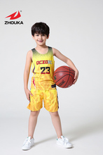 Custom Kids Reversible Basketball jersey in high quality Hot sale