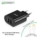 Ugreen Phone Wall Charger for Xiaomi redmi note 3 pro USB Charging Adapter EU UK Plug