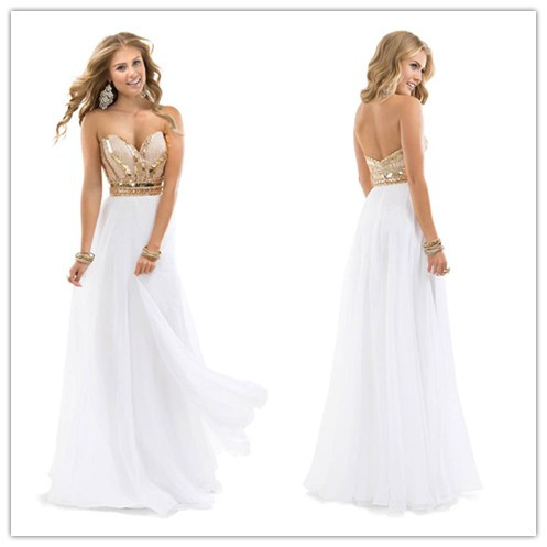 Collection White Formal Dresses Under 100 Pictures - Reikian