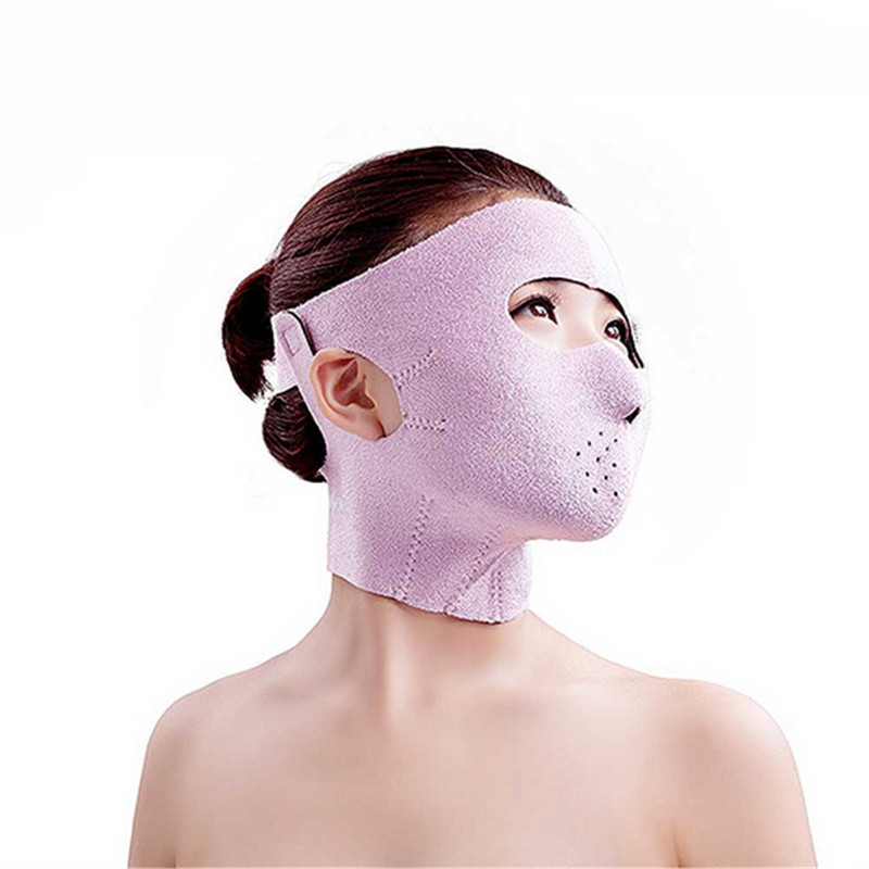 1Pcs New Arrival Facial Beauty Health Care 3D Face Massage Mask Relaxtion Facial Belt Lifting Chin