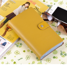 90 Slots Genuine Leather Business Credit Card Holder Case Women Men card holder wallet Card Package