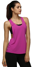 2016 SleevelessTop Women Loose Tank Tops Sport Tops Sexy Tops For Women Breathable shirt female summer Top Sports Fitness Women