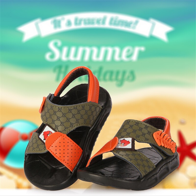 Hot sell New 2015 New Hot selling Summer Sandals Baby Boys Shoes Soft Bottom Beach Sandals Deodorant Slip Prevent Kids Sandals