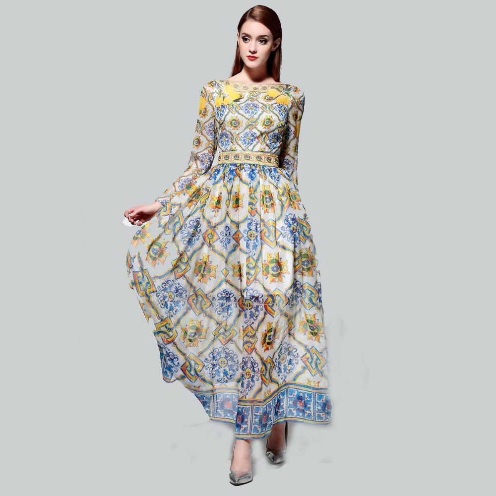 Long Sleeve Maxi Dress Patterns
