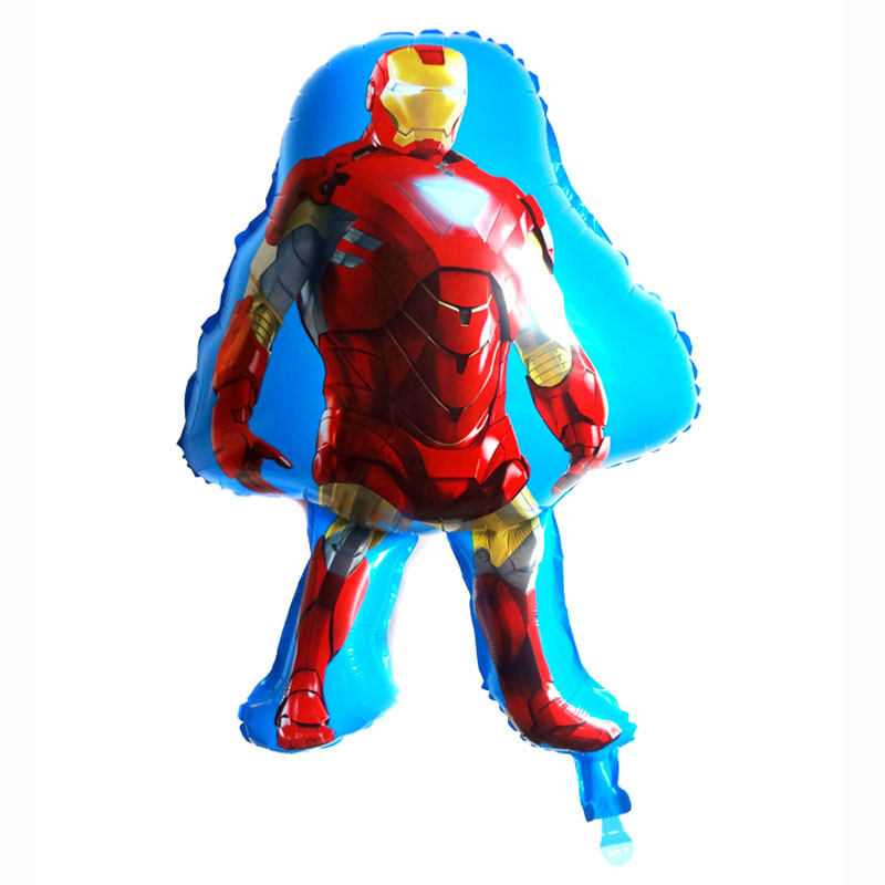 spiderman ironman hulz foil children balloons caricature birthday ornament wedding birthday party inflatable foil air balloons  2