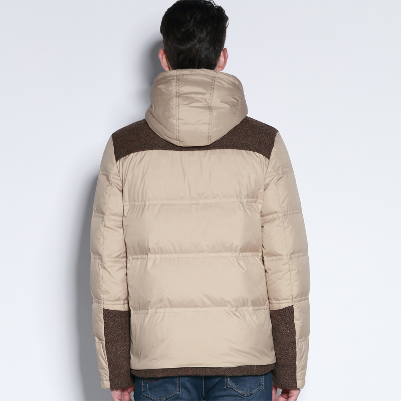 Pioneer Camp Free shipping 2015 new fashion winter jacket men white duck down mens winter coat