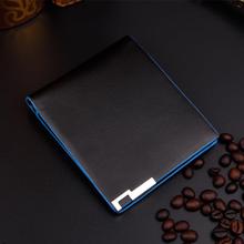 2014 New Fashion Brand Wallet Men Wallet Pu Leather Man Waterproof Billfold Colorful Men Purses Blue