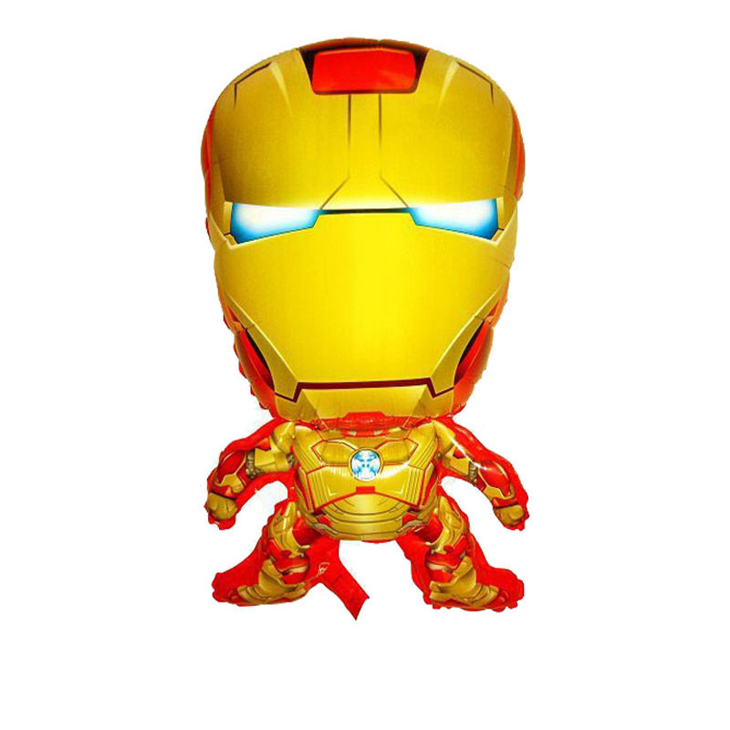 spiderman ironman hulz foil children balloons caricature birthday ornament wedding birthday party inflatable foil air balloons  4