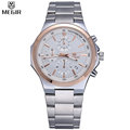 MEGIR Chronograph Sports Watches Full Steel Strap Relogio Clock Charm Men Multifunction Waterproof Quartz Wristwatch