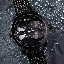 Lujo reloj de acero llena Oulm marca del cuarzo del Mens ocasionales de hombres reloj militar reloj de hombre relojes relógio Masculino