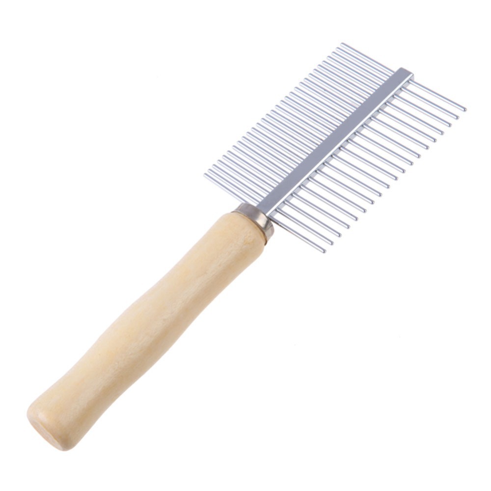 Stainless Steel Pet Dog Cat Hair Fur Double sided Brush Comb Grooming PTSP