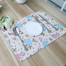 New arrival Korean style mat Hyacinth Pattern placemat kitchen accessories dinner plates home decor dustproof coaster LRLT056