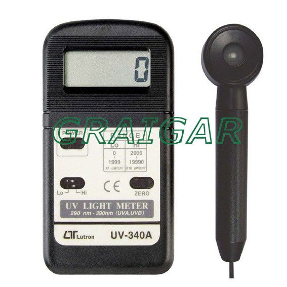 Lutron UV Light Meter UV-340A, digital light meter, lux meter, digital lux teter, Free shipping of Fedex EMS