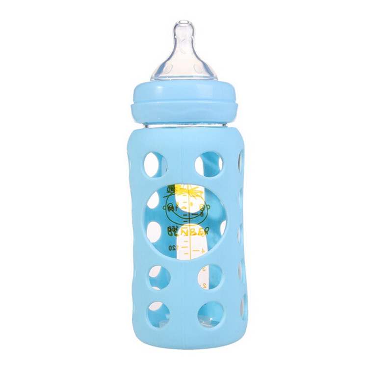 Glass Baby Feeding Bottle Nursing Milk Bottle Nuk Anti High Temperature Copo Infantil Breast-feeding Feeder For Boys Girls (2)