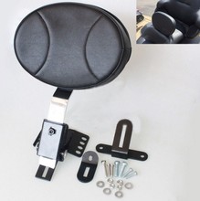 Motorcycle Adjustable New Plug In Driver Rider Seat Backrest Kit For Harley Touring Electra Road Street Glide Road King 97-14