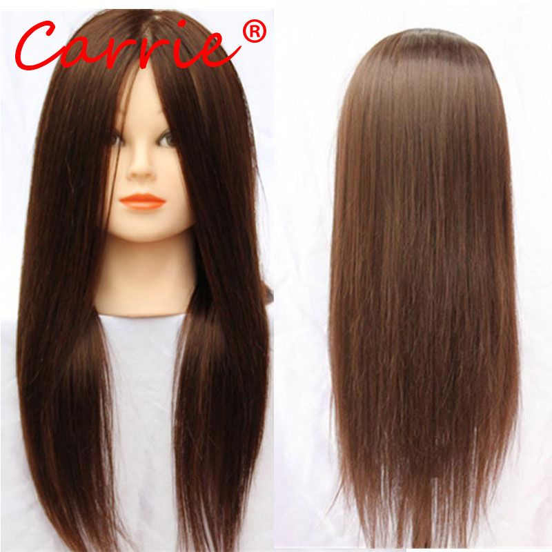 Mannequin Training Head Cosmetology Mannequin Heads 80 Human font b Hair b font Hairdressing Doll Heads