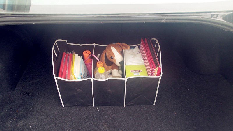 Large Capacity Car Trunk Organizer Car Backseat Storage Bag Portable Foldable Car Sundries Container Bags