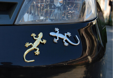 1949 auto supplies personalized gecko car stickers three dimensional 3d gekkonidae metal auto supplies gekkonidae king